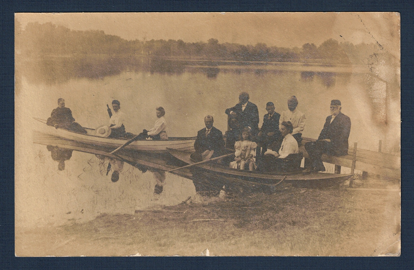 Lake Charm Canoe Post Card